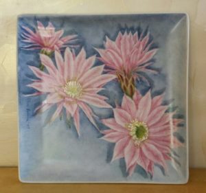Servizio piatti dolce -serie-I fiori del mio terrazzo-cereus validus7