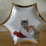piatto stella con gattini nel cappello 1