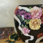 vaso creato con i fiori del mio terrazzo 1